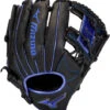 11.5 Inch Mizuno MVP Prime SE GMVP1154PSE8-Black/Royal Adult Infield Baseball Glove -Mizuno 11 5 inch mizuno mvp prime se gmvp1154pse8 black royal adult infield baseball glove 10