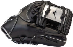11.5 Inch Mizuno MVP Prime SE GMVP1154PSE8-Black/Silver Adult Infield Baseball Glove -Mizuno 11 5 inch mizuno mvp prime se gmvp1154pse8 black silver adult infield baseball glove 17