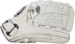 12.5 Inch Mizuno MVP Prime SE GMVP1250PSEF8-White/Silver Women's Fastpitch Softball Glove -Mizuno 12 5 inch mizuno mvp prime se gmvp1250psef8 white silver women s fastpitch softball glove 11