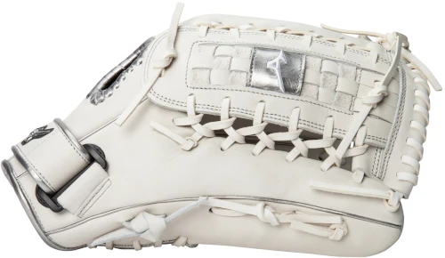 13 Inch Mizuno MVP Prime SE GMVP1300PSEF8-White/Silver Women's Fastpitch Softball Glove 5 13 Inch Mizuno MVP Prime SE GMVP1300PSEF8-White/Silver Women's Fastpitch Softball Glove - Image 3