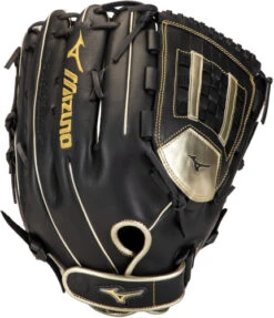 14 Inch Mizuno MVP Prime SE GMVP1400PSES8-Black/Gold Adult Slowpitch Softball Glove