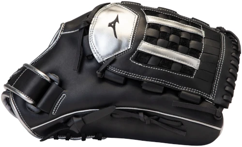 14 Inch Mizuno MVP Prime SE GMVP1400PSES8-Black/Silver Adult Slowpitch Softball Glove 5 14 Inch Mizuno MVP Prime SE GMVP1400PSES8-Black/Silver Adult Slowpitch Softball Glove - Image 3