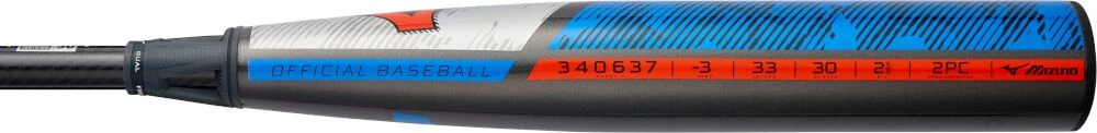 2023 Mizuno B23-PWR CRBN Adult BBCOR Baseball Bat (-3oz) 340637 5 2023 Mizuno B23-PWR CRBN Adult BBCOR Baseball Bat (-3oz) 340637 - Image 3