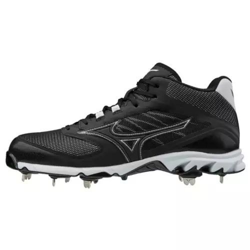 Men's Mizuno 9-Dominant 2 Mid Metal Baseball Cleats 3 Men's Mizuno 9-Dominant 2 Mid Metal Baseball Cleats
