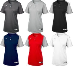Mizuno Aerolite 350716 Girl's 2-Button Fastpitch Softball Jersey -Mizuno mizuno aerolite 350716 girl s 2 button fastpitch softball jersey 11