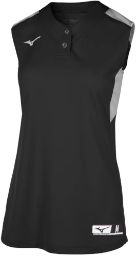 Mizuno Aerolite 350721 Women's 2-Button Sleeveless Fastpitch Softball Jersey 2 Mizuno Aerolite 350721 Women's 2-Button Sleeveless Fastpitch Softball Jersey