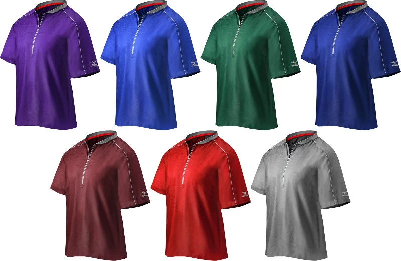 Mizuno Comp 350599 Adult Short Sleeve Batting Jacket 5 Mizuno Comp 350599 Adult Short Sleeve Batting Jacket - Image 3