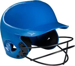 Mizuno MVP Protection Women's Fastpitch Softball Batting Helmet W/ Facemask 380433 -Mizuno mizuno mvp protection womens fastpitch softball batting helmet w facemask 380433 17