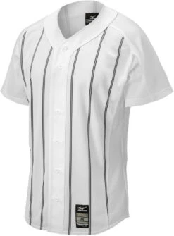 Mizuno Pro Apparel 350523 Adult Shortsleeve Pinstripe Baseball Jersey