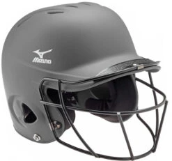 Mizuno Prospect MBH601 Youth Solid Batter's Helmet W/ Facemask 380343 -Mizuno mizuno prospect mbh601 youth solid batter s helmet w facemask 380343 12