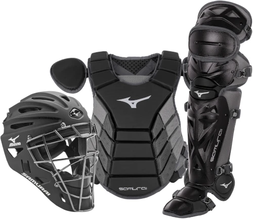 Mizuno Samurai 380420 Youth Baseball Catcher's Gear Set 3 Mizuno Samurai 380420 Youth Baseball Catcher's Gear Set
