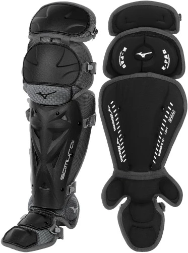 Mizuno Samurai Womens Fastpitch Softball Adult Leg Guards 380382 3 Mizuno Samurai Womens Fastpitch Softball Adult Leg Guards 380382