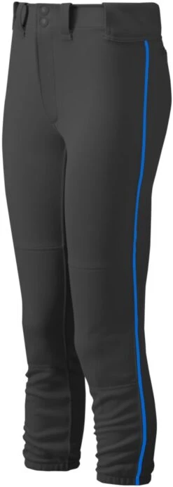Mizuno Select Girl's Fastpitch Softball Belted Piped Pants 350963 -Mizuno mizuno select girls fastpitch softball belted piped pants 350963 32