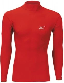 Mizuno Thermo Long Sleeve 350129 Adult Mock Turtle Neck